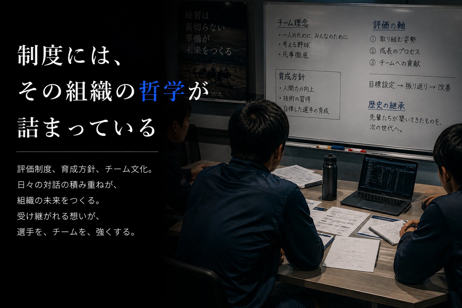 制度には、その組織の哲学が詰まっている
